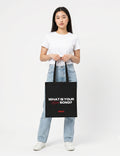 BTS Arirang "What is your Love Song" Black Tote  for College, Travelling, Shopping, Office, Beach & Daily Use, Ecofriendly & Reusable, Premium Canvas Cotton