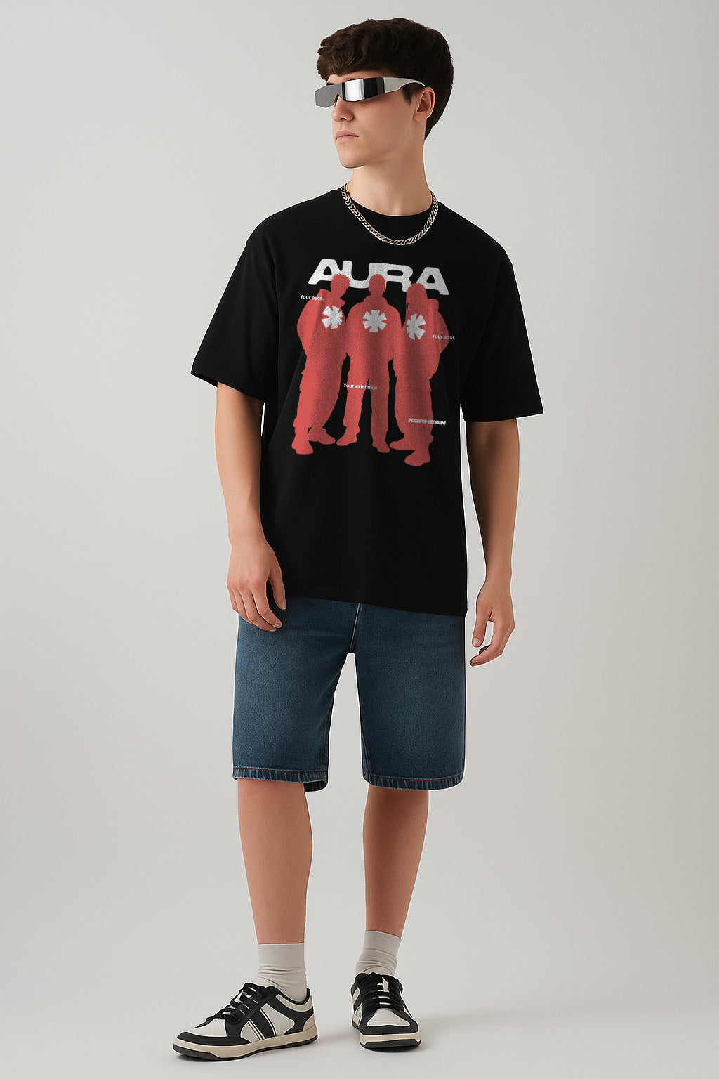 Aura Streetwear Oversized Unisex T shirt