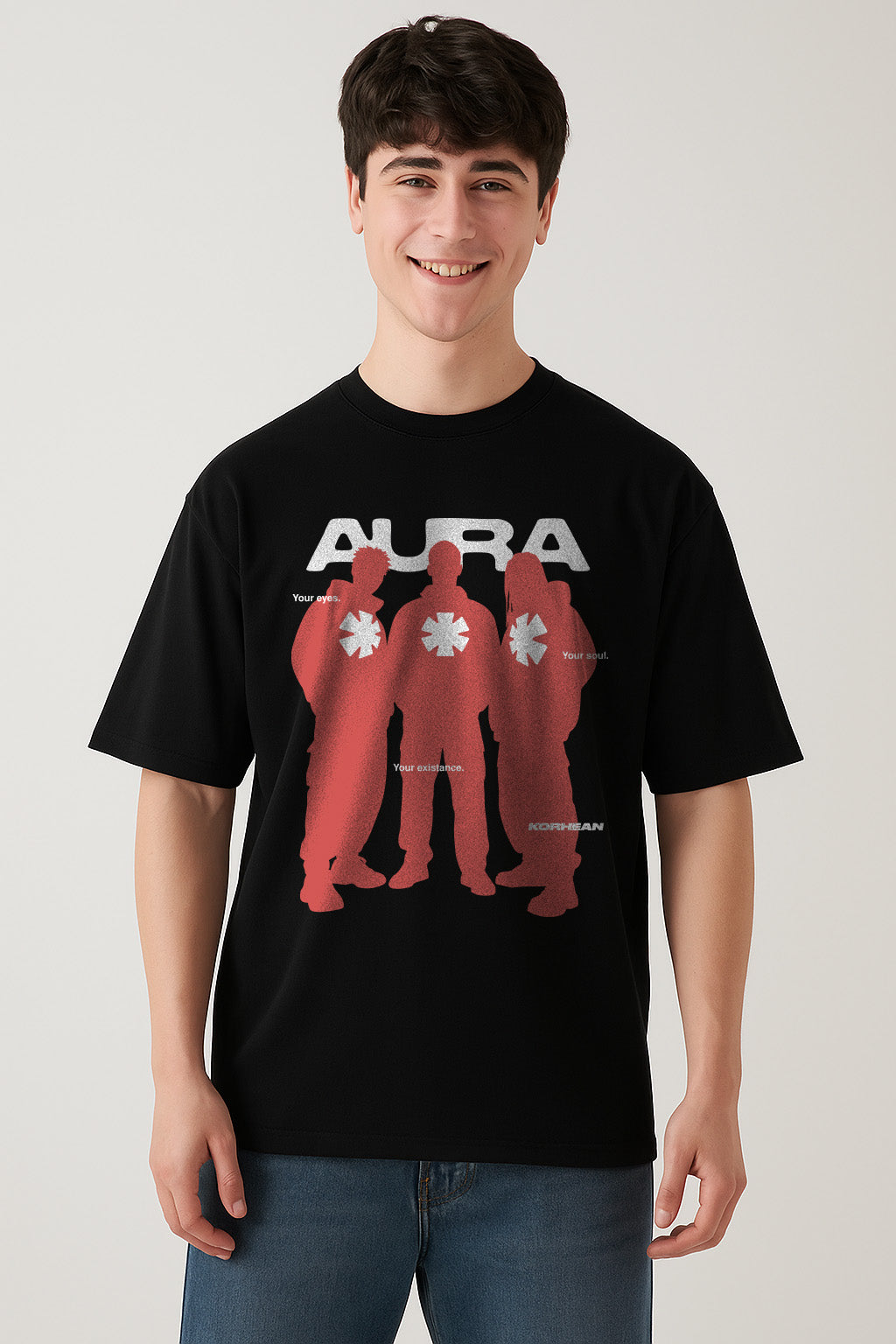 Aura Streetwear Oversized Unisex T shirt