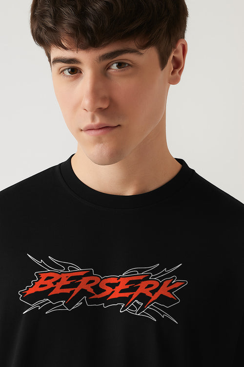 Berserk Guts Anime Streetwear Oversized Unisex T shirt