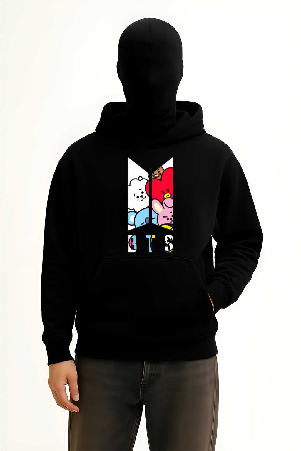 BTS BT21 Logo Hoodie