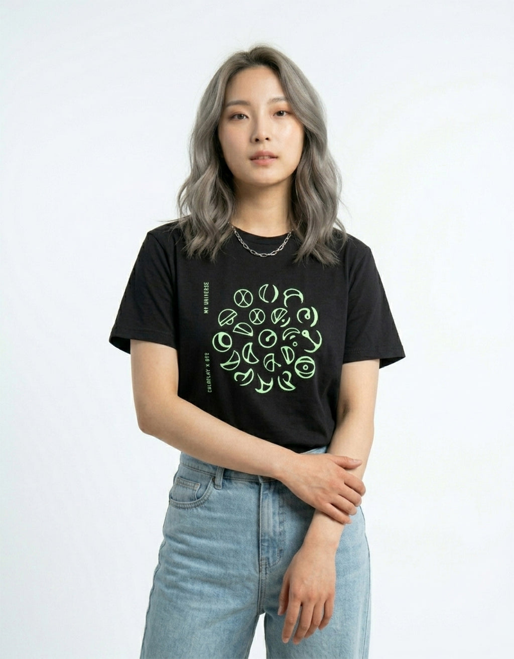 BTSxColdplay My Universe Night Glow Unisex T shirt