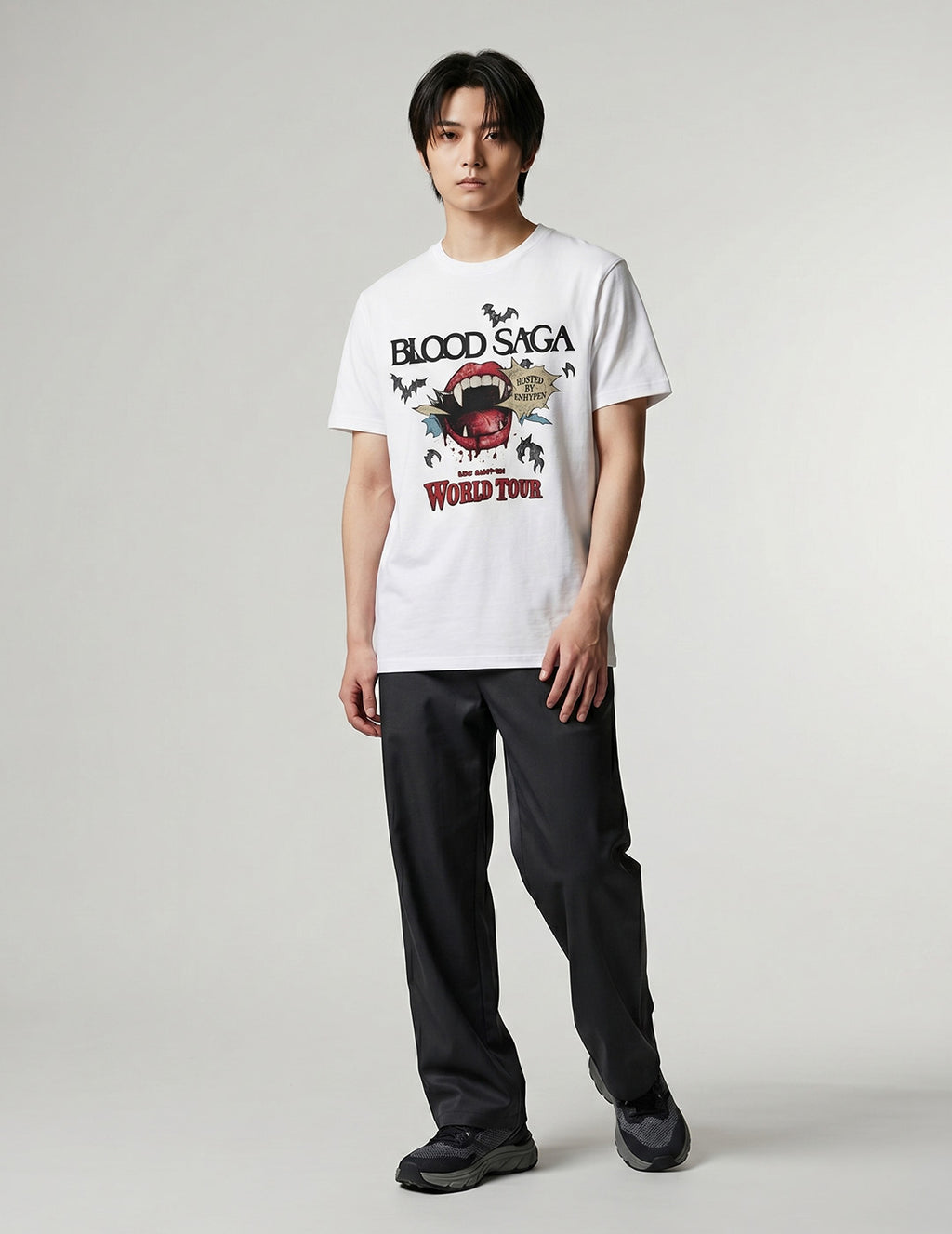 K-Pop Enhypen Blood Saga 2026 World Tour T-shirt