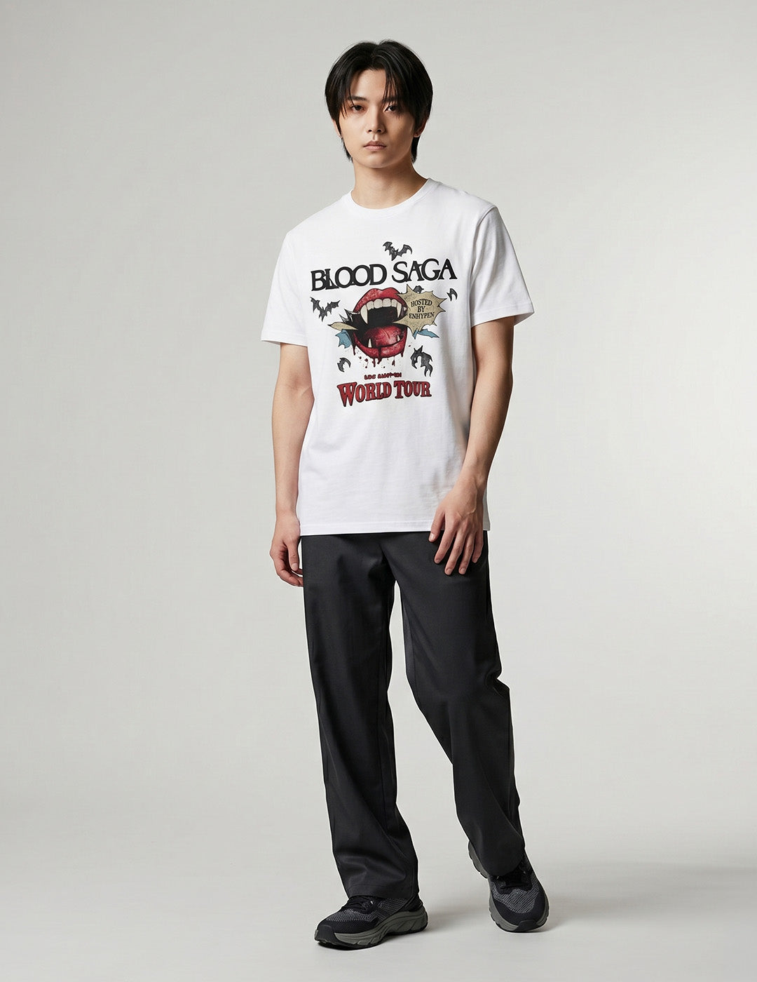 K-Pop Enhypen Blood Saga 2026 World Tour T-shirt