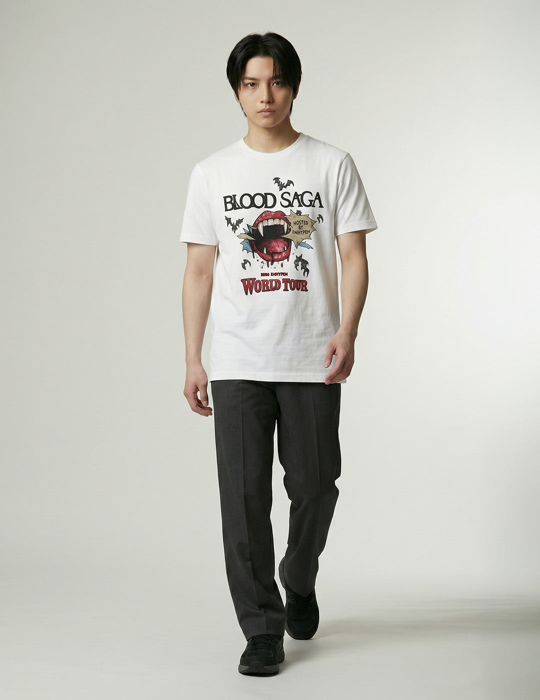 K-Pop Enhypen Blood Saga 2026 World Tour T-shirt