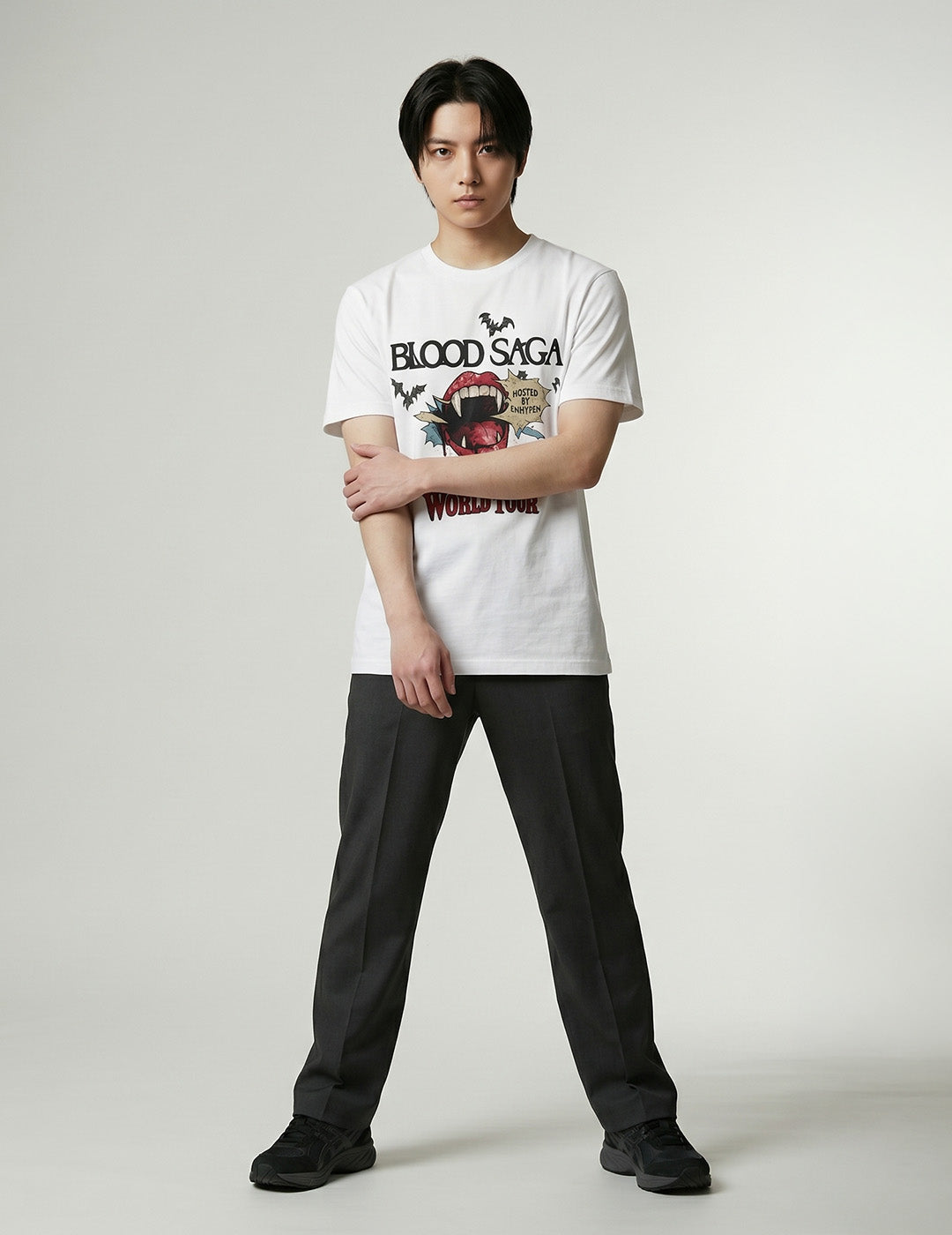 K-Pop Enhypen Blood Saga 2026 World Tour T-shirt