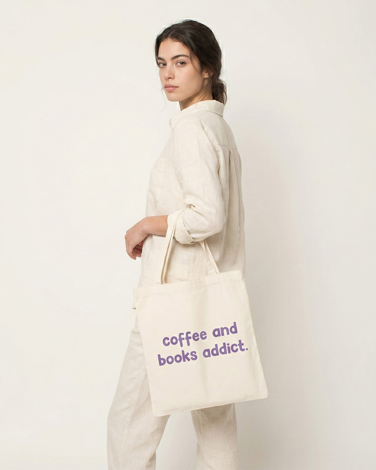Coffee and Books Addict Tote Bag