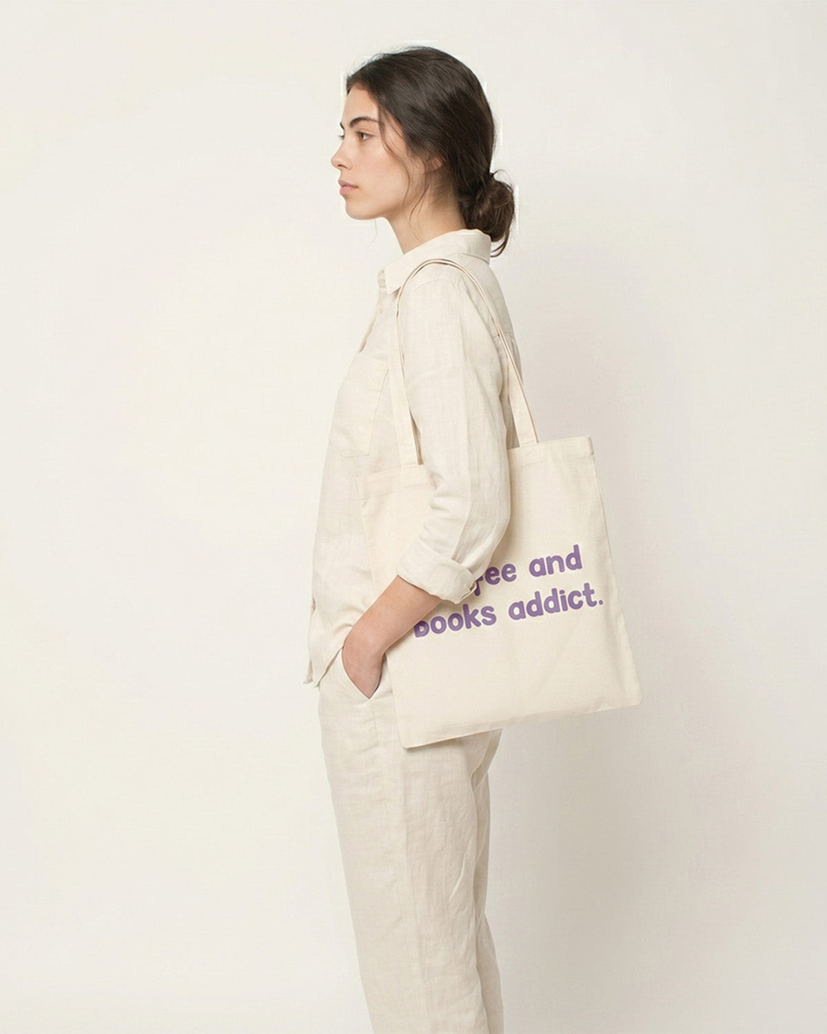 Coffee and Books Addict Tote Bag