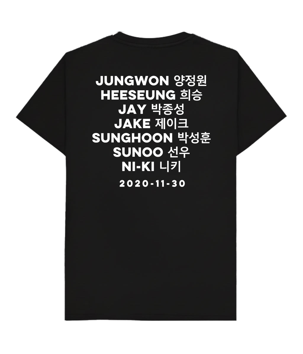 Enhypen Korean Names Debut Date Unisex T shirt