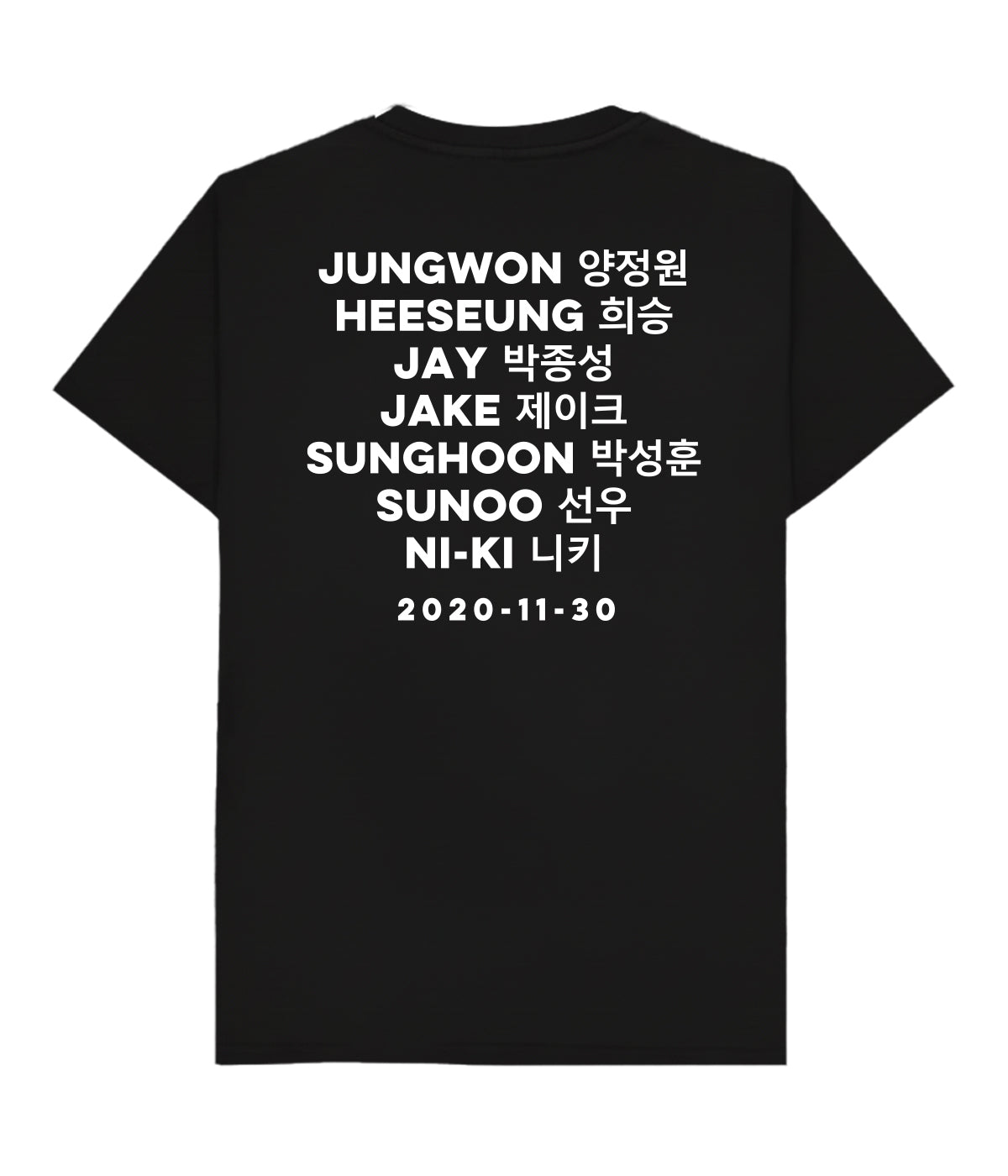 Enhypen Korean Names Debut Date Unisex T shirt