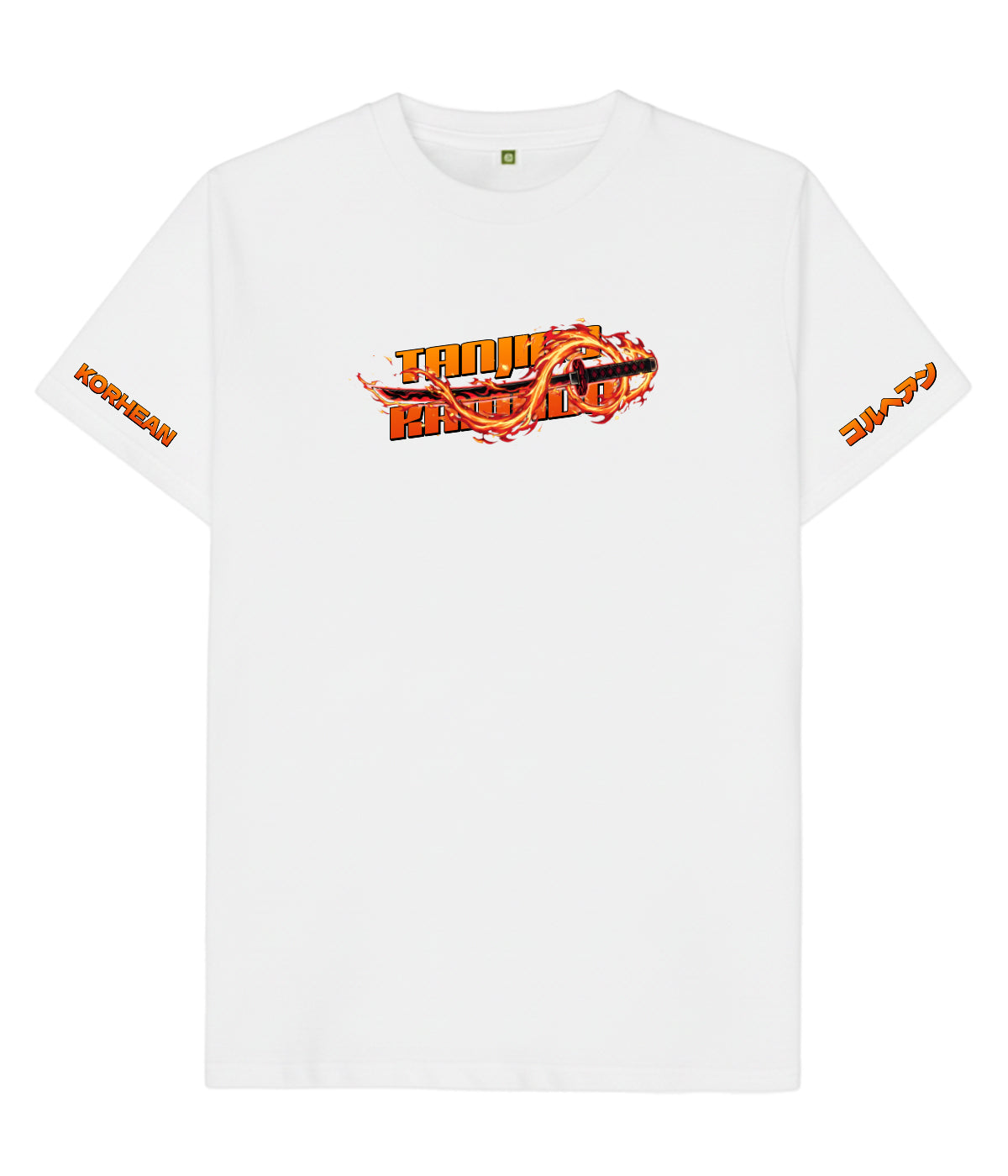 Tanjiro Kamado Flame Aura Nichirin Sword Unisex T shirt