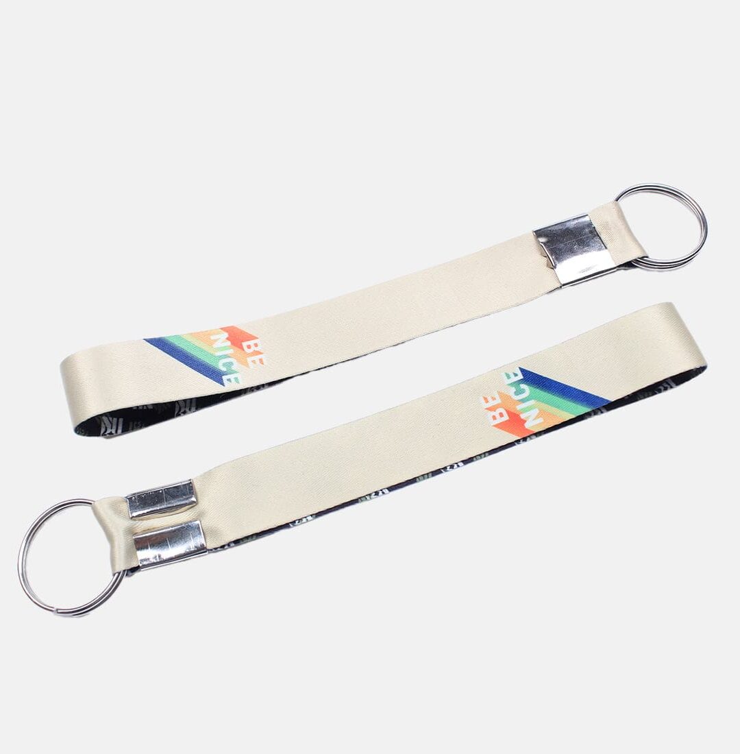 Be Nice Lanyard Keychain
