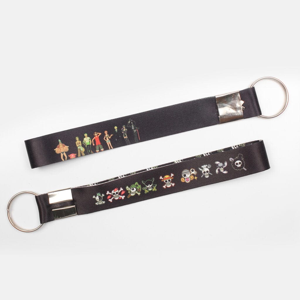 Straw Hat Pirates Members Lanyard Keychain