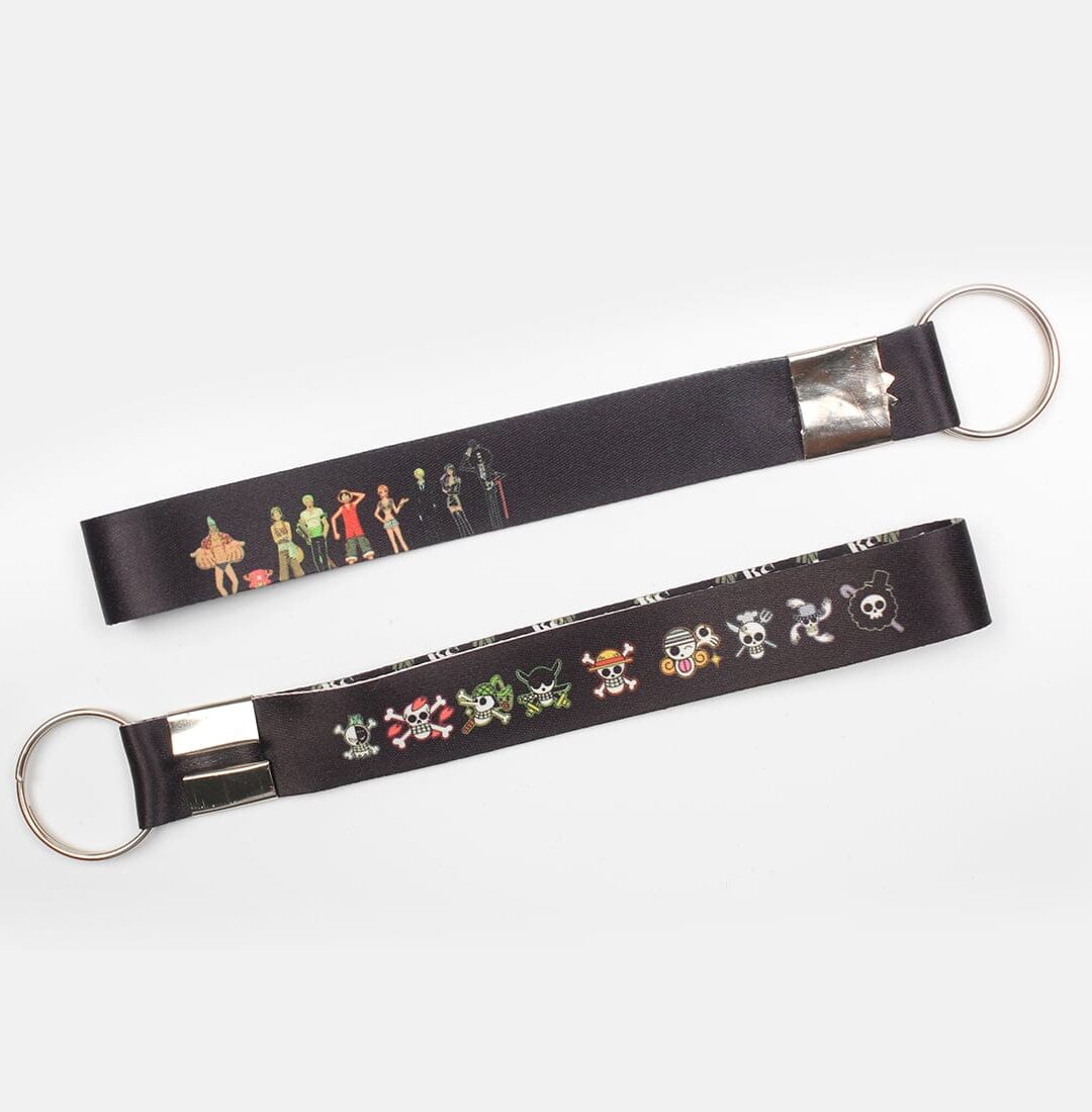 Straw Hat Pirates Members Lanyard Keychain