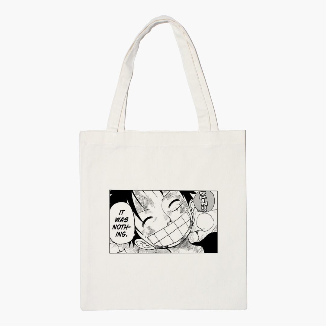 Comic Style Monkey D Luffy Tote Bag