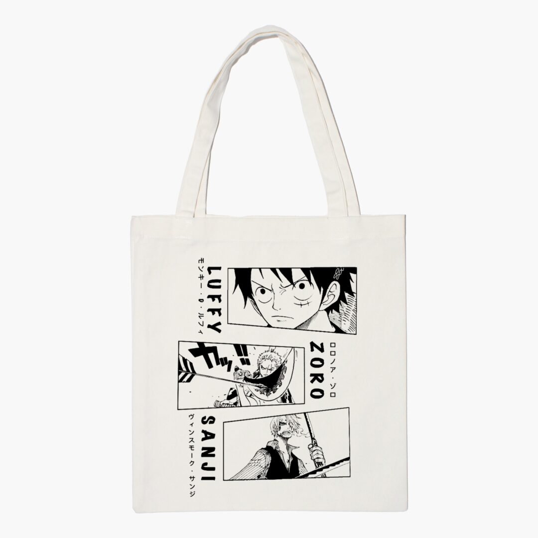 Luffy Zoro Sanji Tote Bag