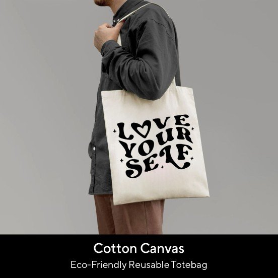 Love Your Self Aesthetic Tote Bag