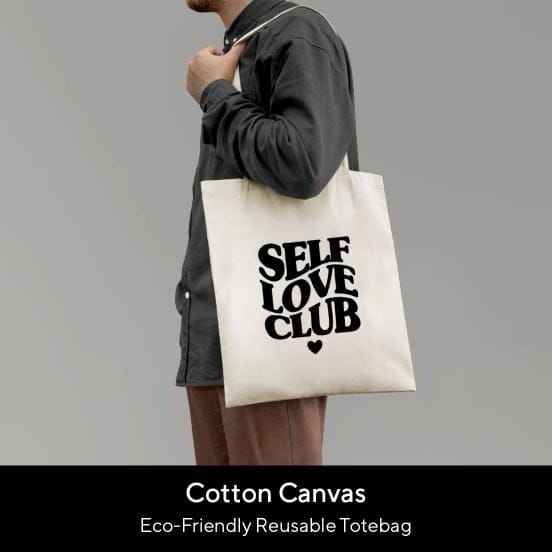 Self Love Club Aesthetic Tote Bag