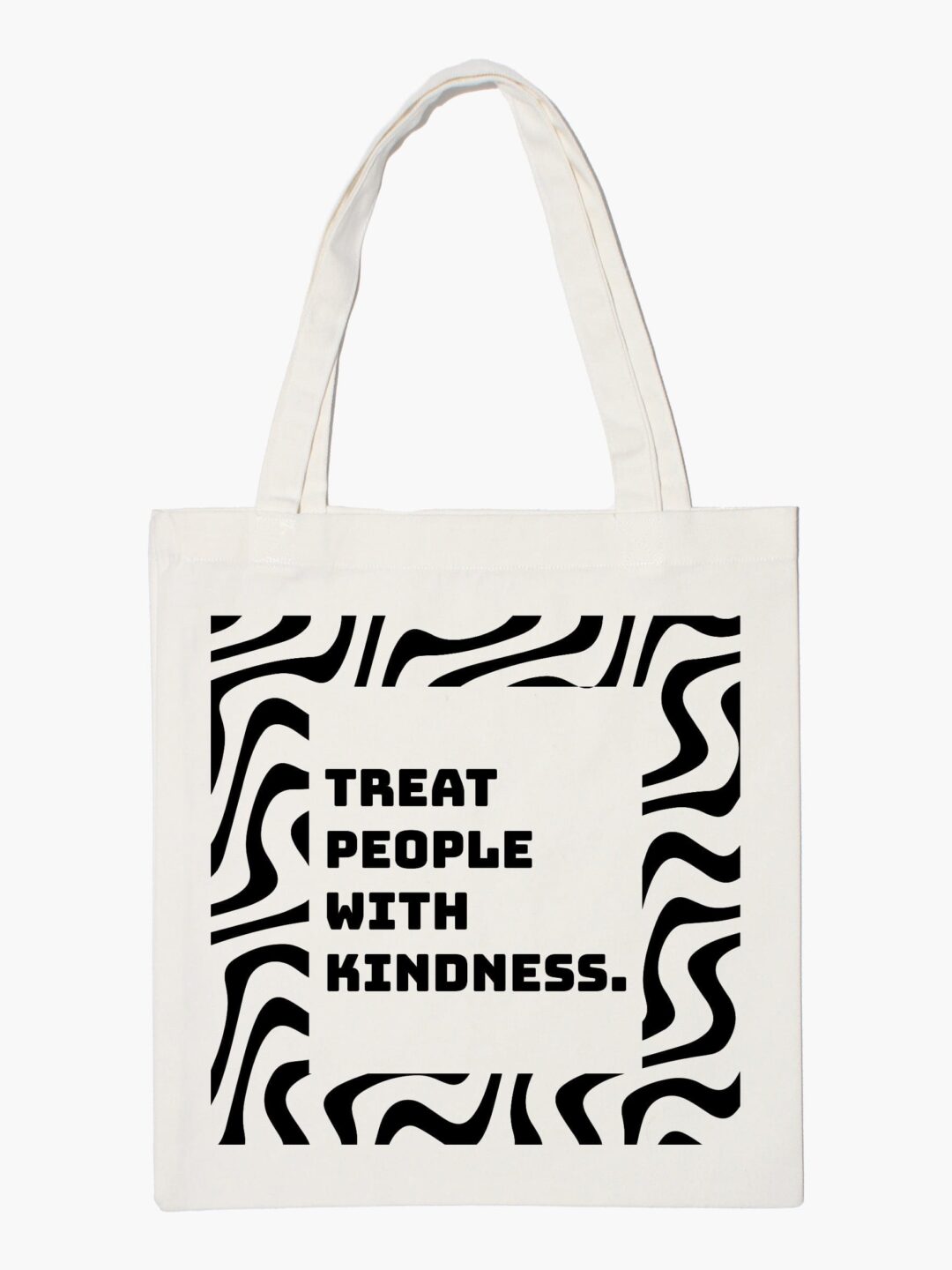 Treat People With Kindness Aesthetic Tote Bag