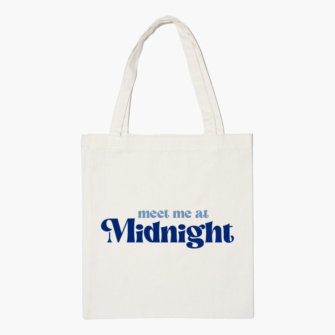 Taylor Swifts Meet Me At Midnight Tote Bag