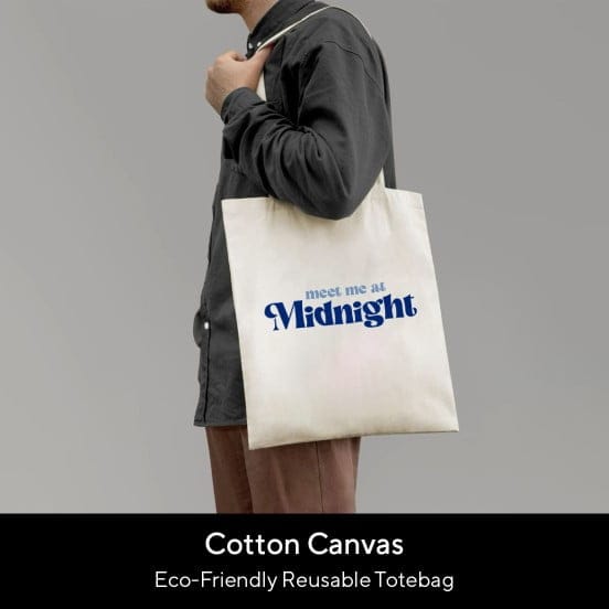 Taylor Swifts Meet Me At Midnight Tote Bag
