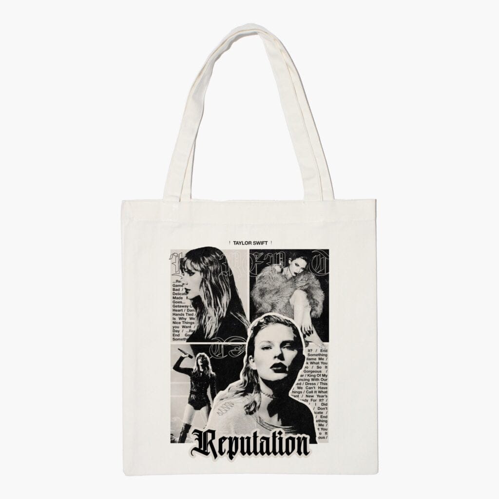 Taylor Swift Reputation Album Tote Bag