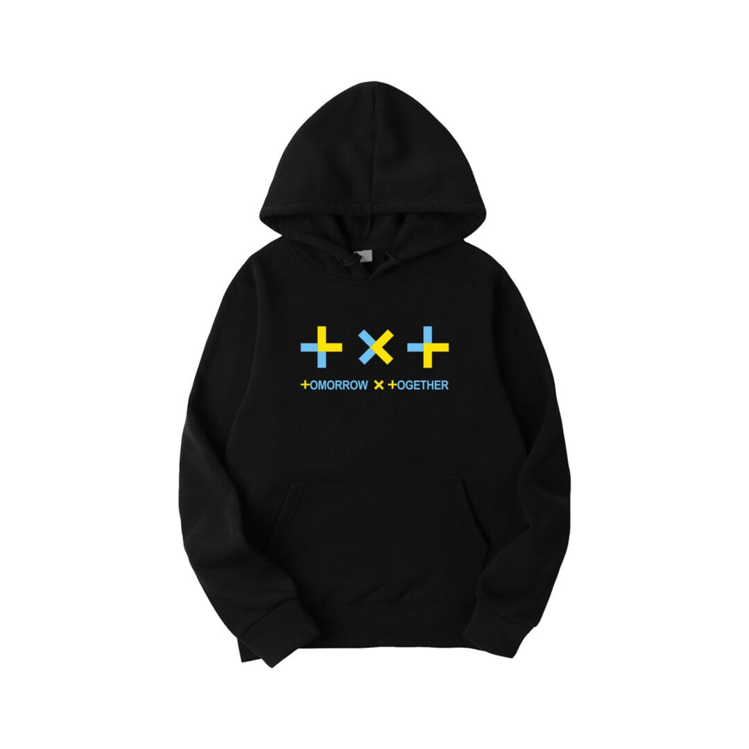 K Pop TXT OFFICIAL LOGO Hoodie