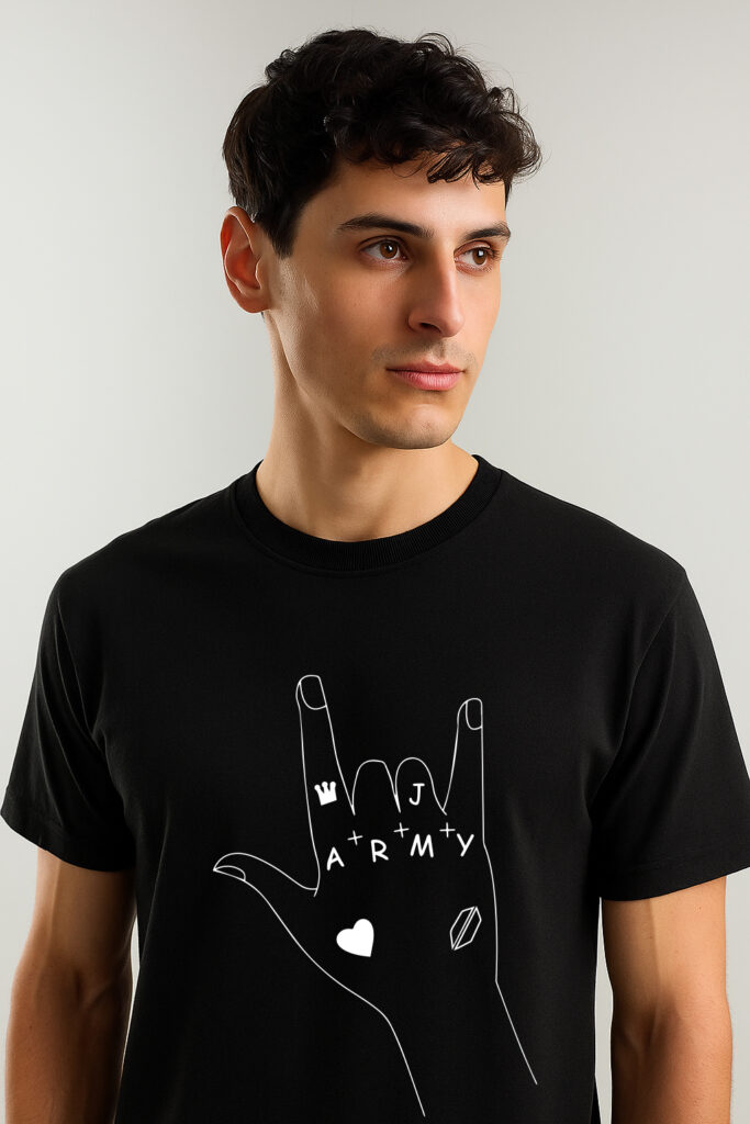 BTS JUNGKOOK'S ARMY TATTOO T-SHIRT