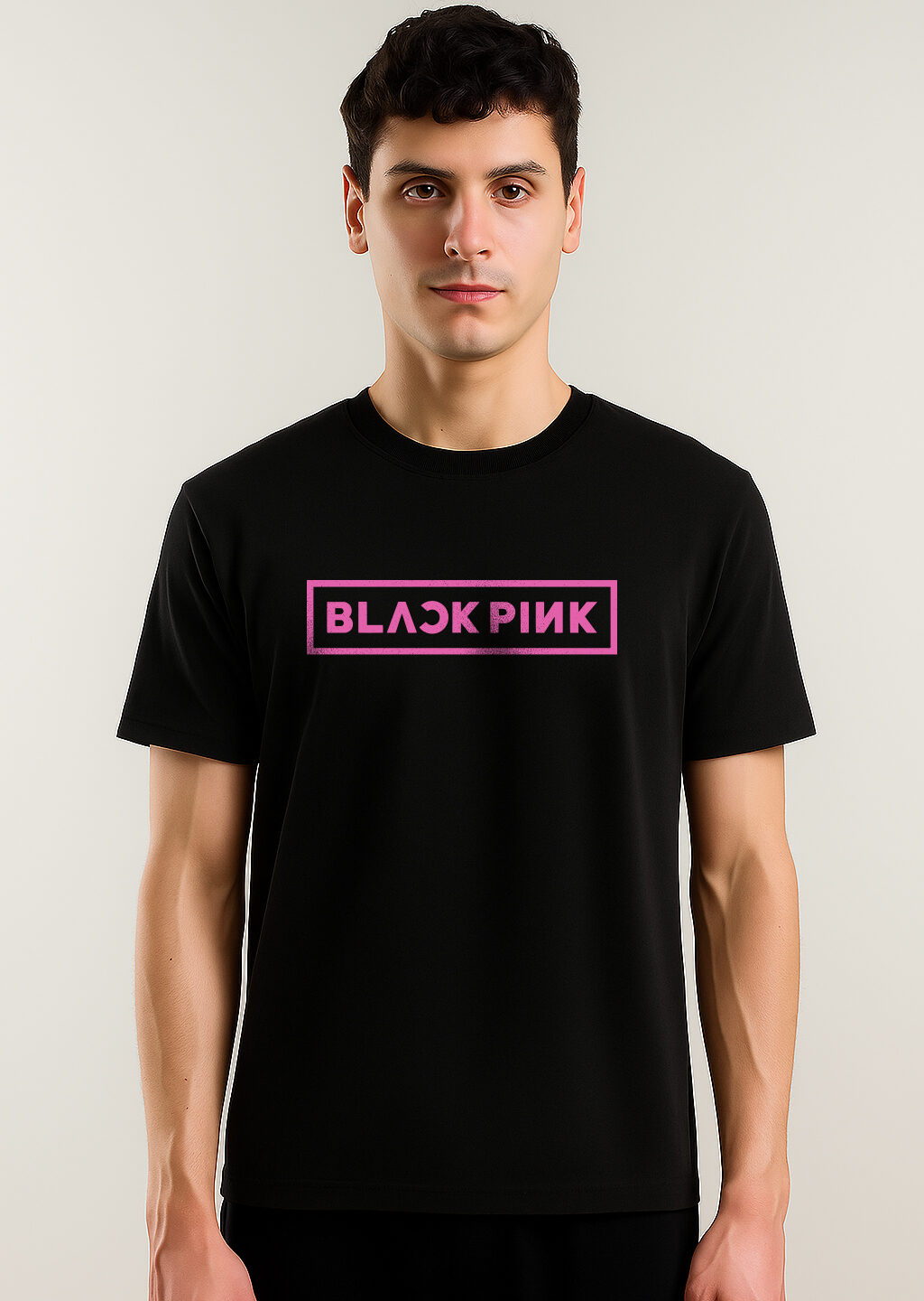 K-POP BLACK PINK LOGO T-SHIRT