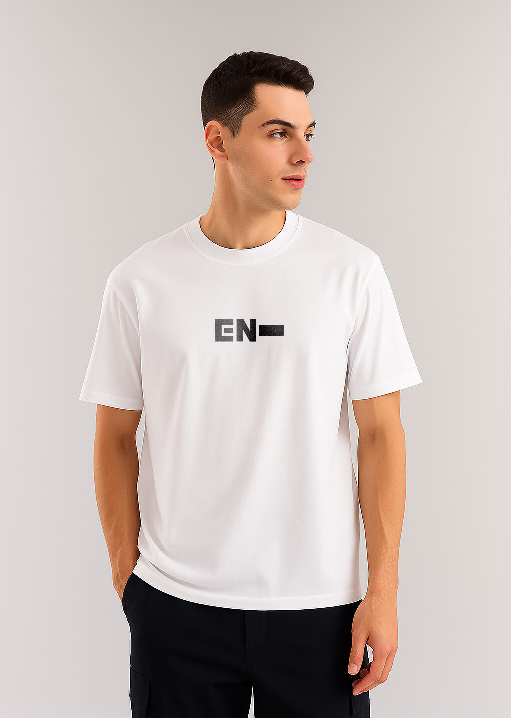 K-POP ENHYPEN CLASSIC LOGO T-SHIRT