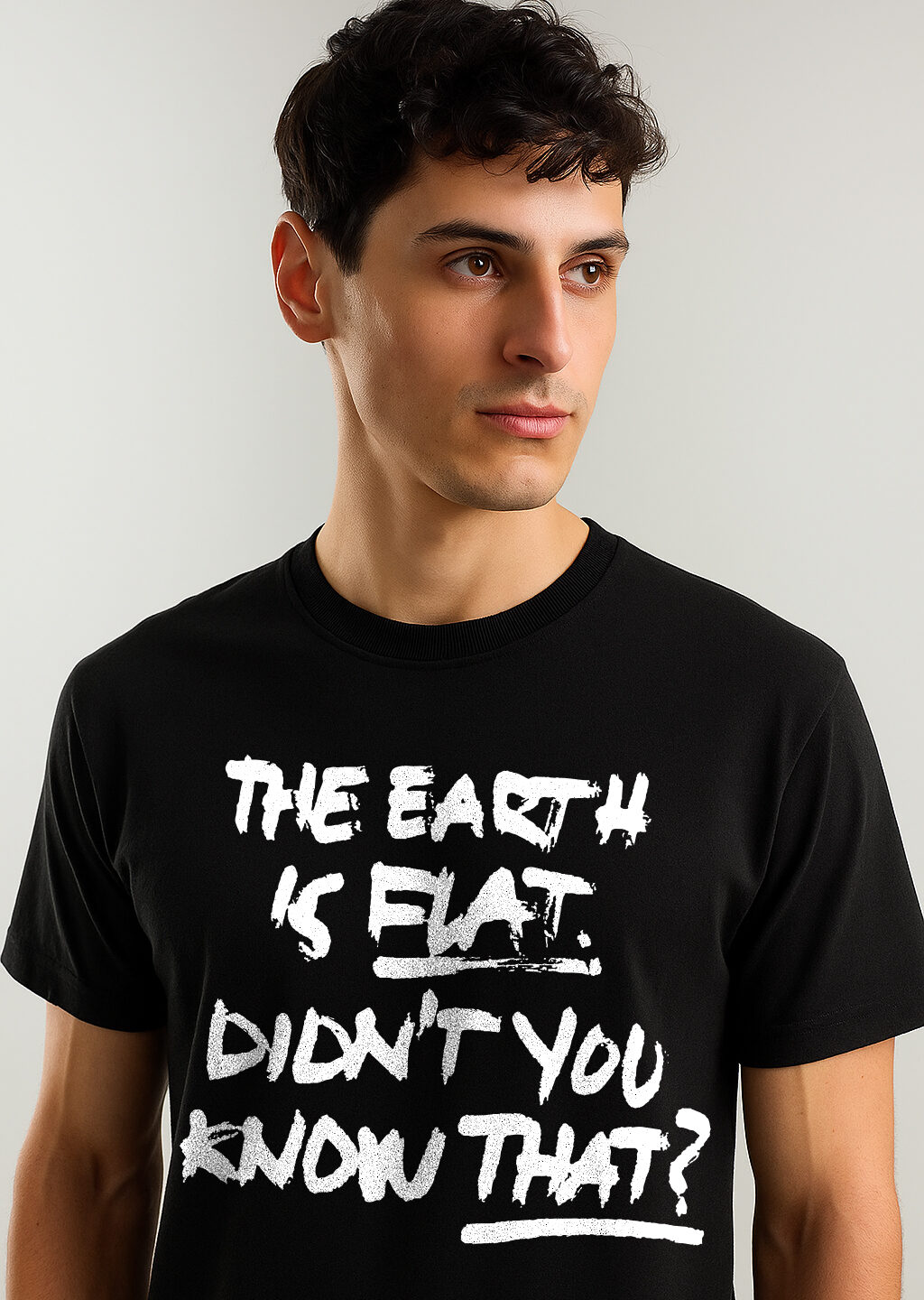 BTS Yoongi Earth Is Flat T-shirt India