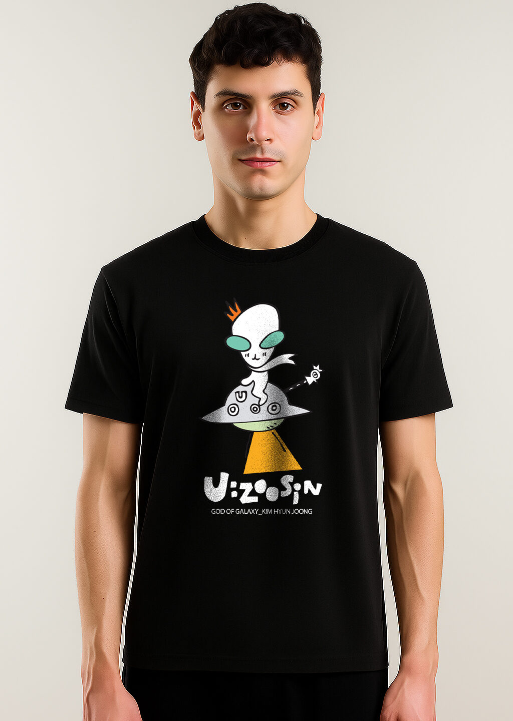 K-DRAMA U:ZOOSIN GOD OF GALAXY_KIM HYUN JOONG T-SHIRT