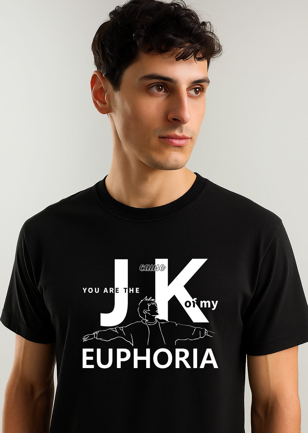 BTS JK YOU ARE THE CAUSE MY EUPHORIA T-SHIRT