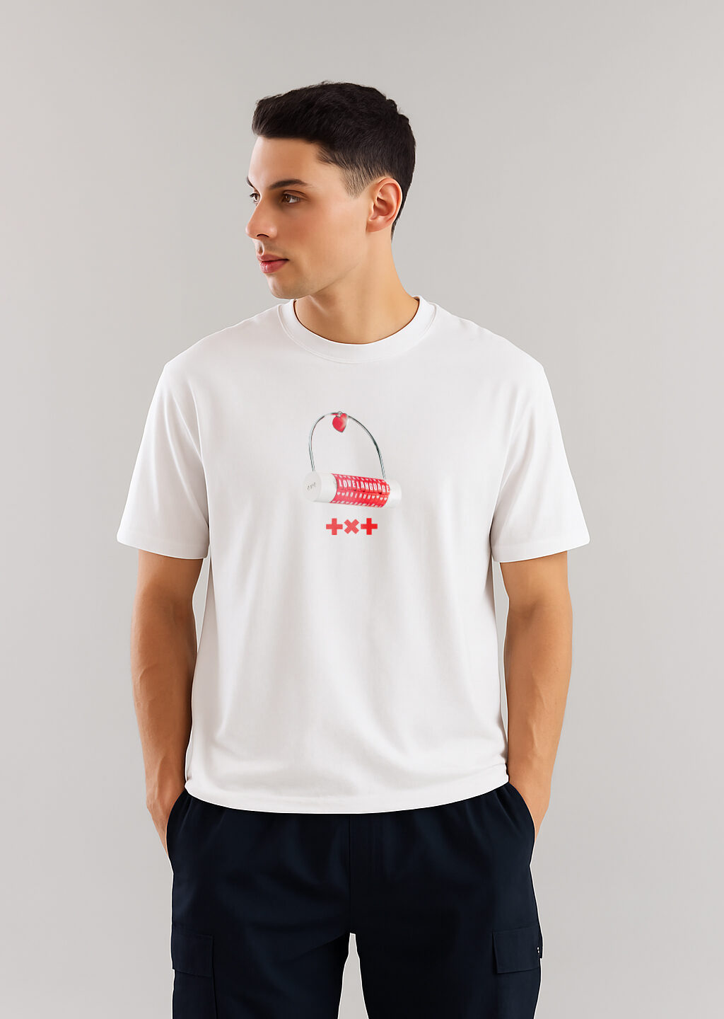 TXT Love Language T-shirt India front view