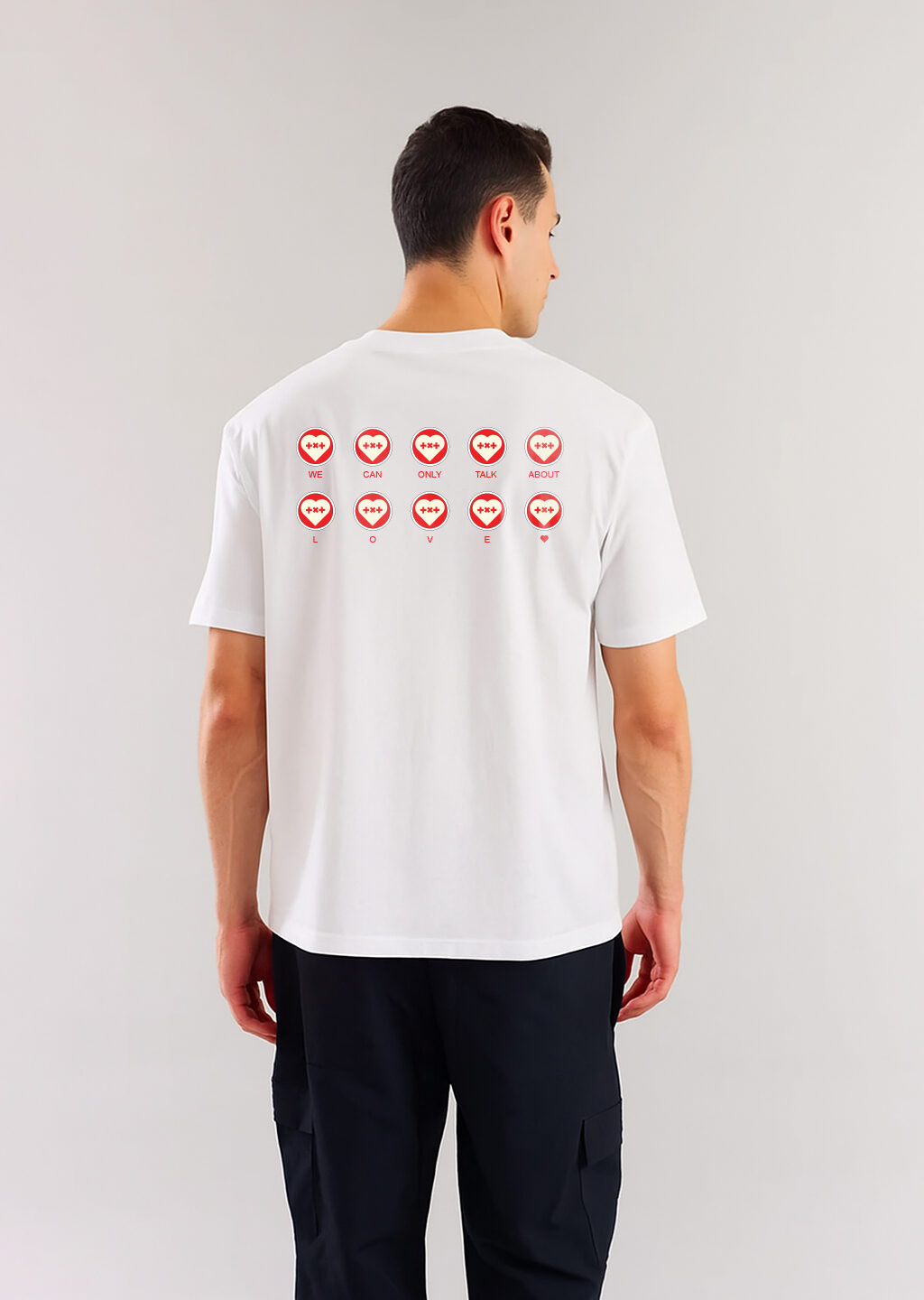 Minimal TXT merch unisex tee India