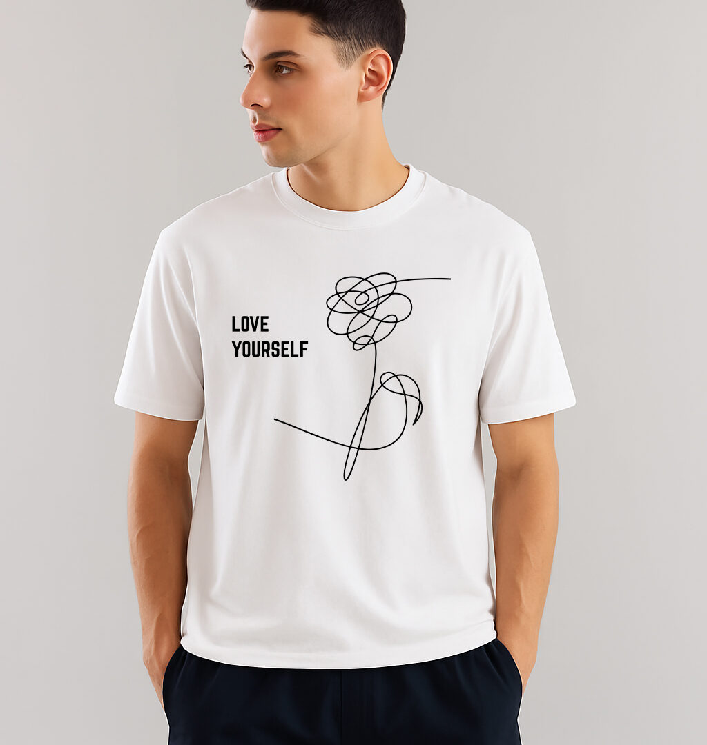 BTS LOVE YOURSELF FLOWER T-SHIRT