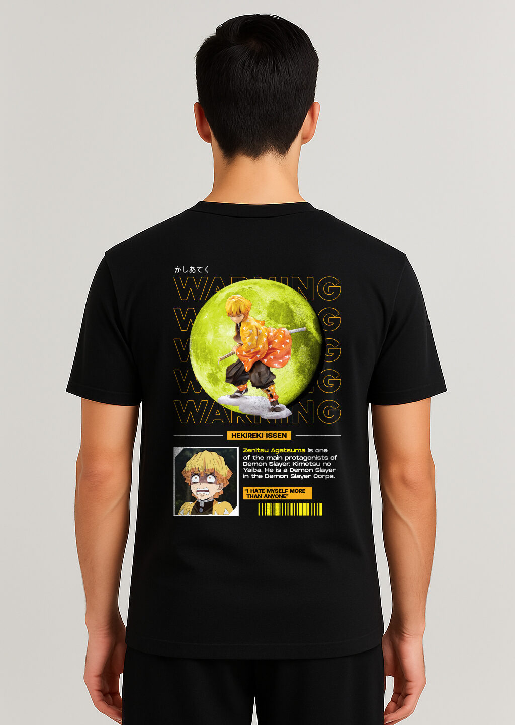 Zenitsu Agatsuma Demon Slayer T-Shirt India