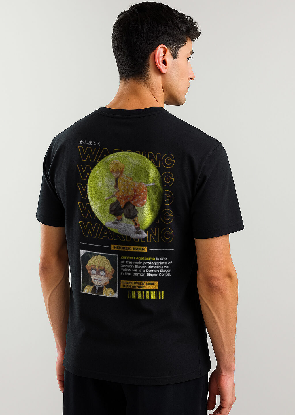 Zenitsu Agatsuma Demon Slayer T-Shirt India