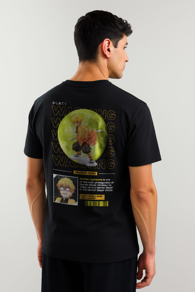 Zenitsu Agatsuma Demon Slayer T-Shirt India