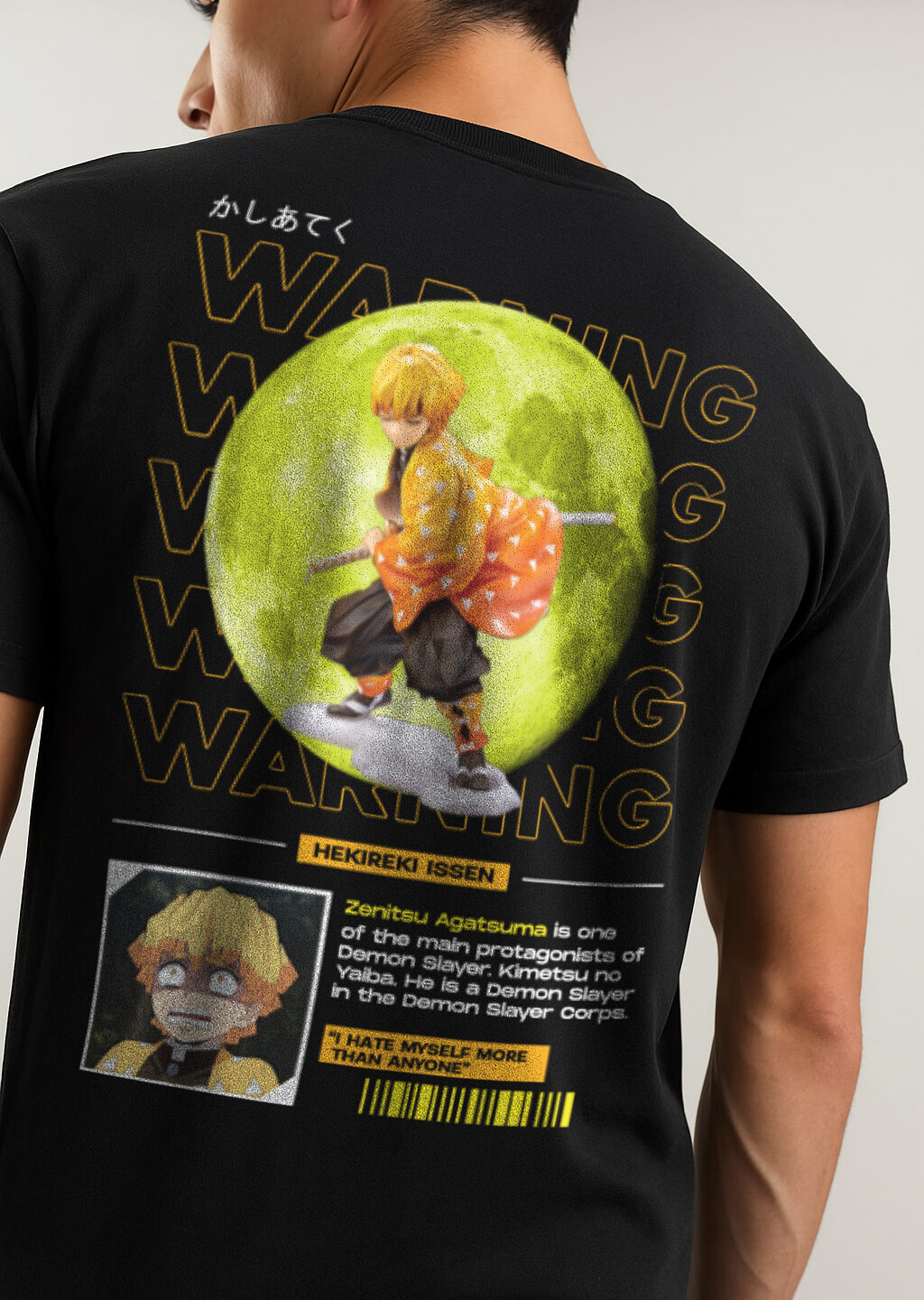 Zenitsu Agatsuma Demon Slayer T-Shirt India