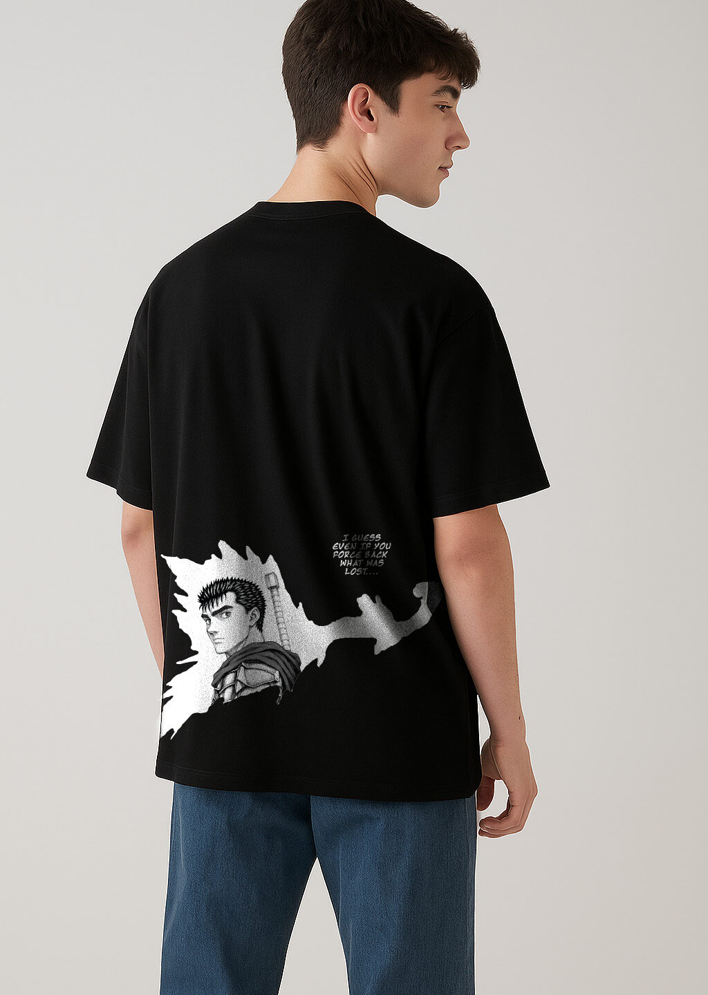 berserk guts oversized t shirt