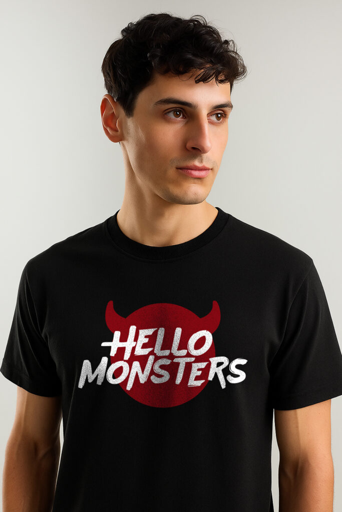 hello monster kpop t shirt